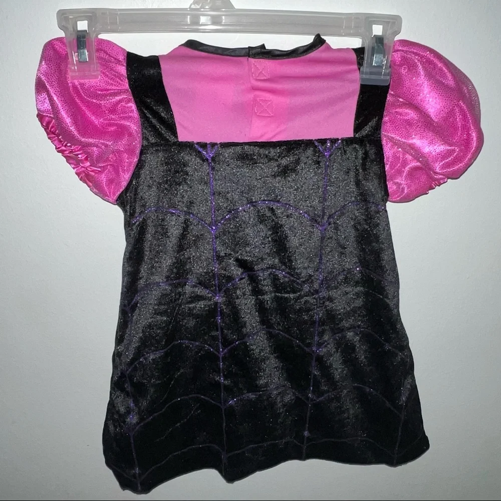 Disney Black and Pink Spider Web Dress with Bat Headband - Picture 10 of 11